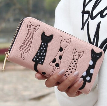 FLYING BIRDS leather wallet