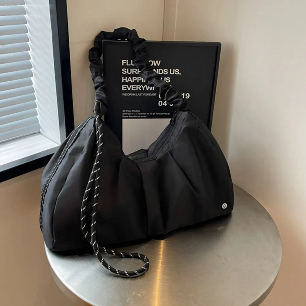 Ruched Elegance Tote