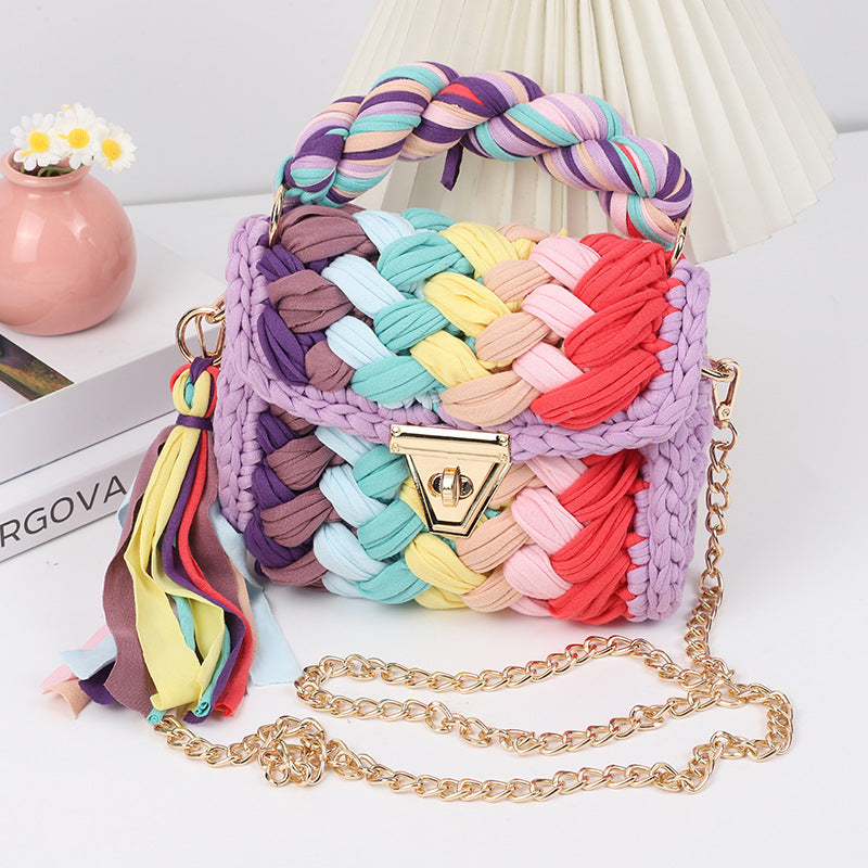 ColorPop Braided Street Bag