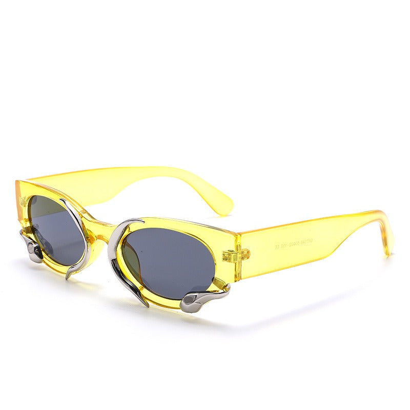 New Korean Version Of Snake Cat's Eye Sunglasses Net Red And Men's Sunglasses