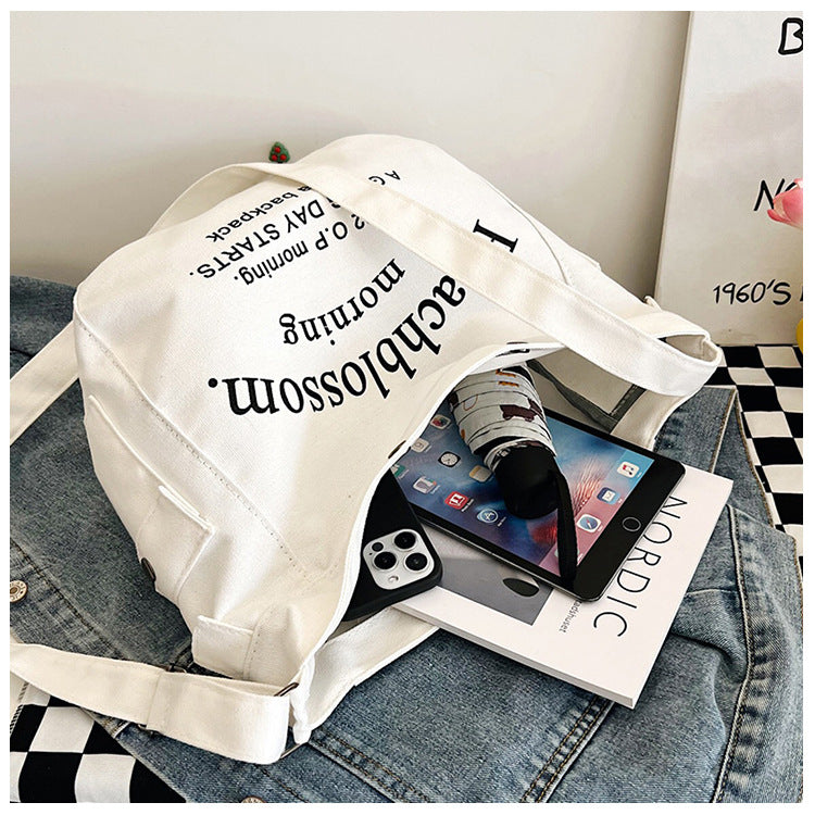 RetroCharm Canvas Tote - BAGMODA