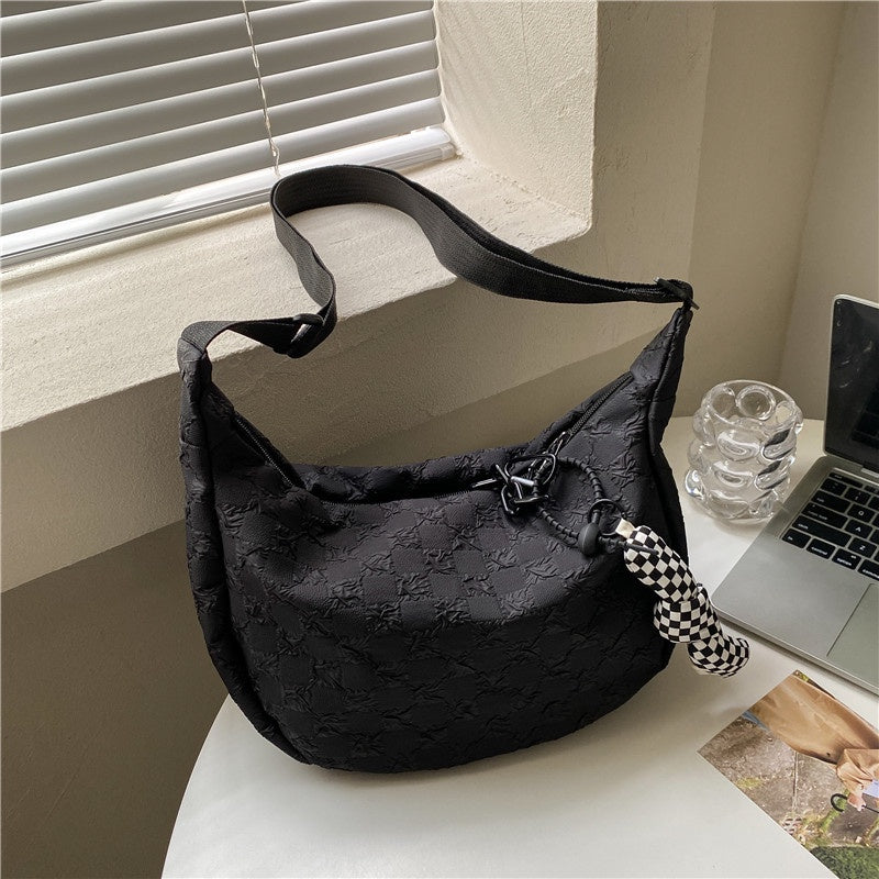 Checkerboard Korean Dumpling Bag
