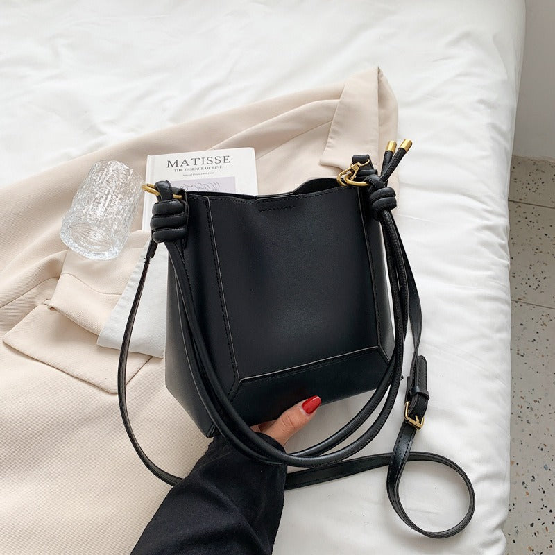 Retro Chic Bucket Bag
