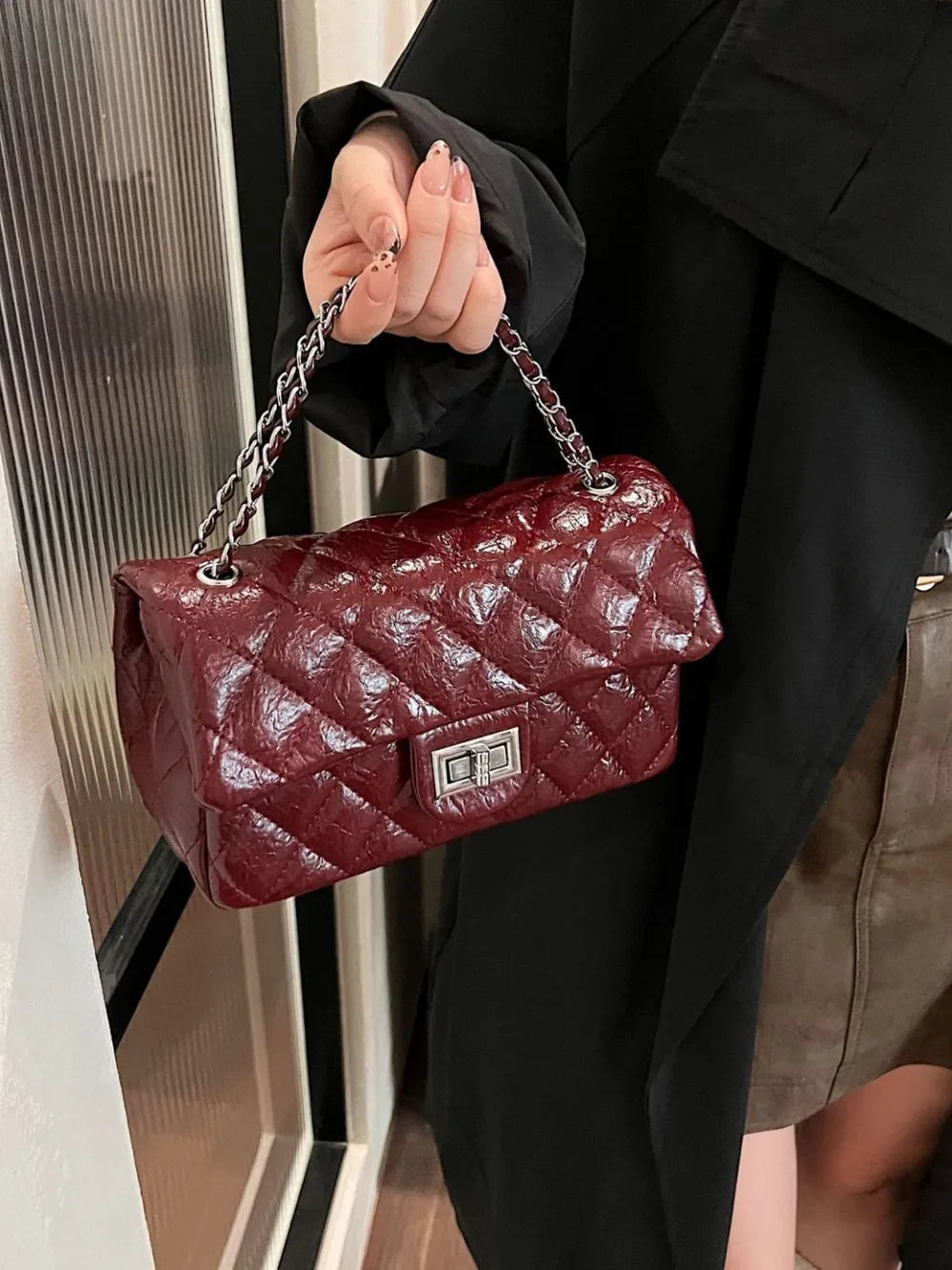 Twist Charm Shoulder Bag