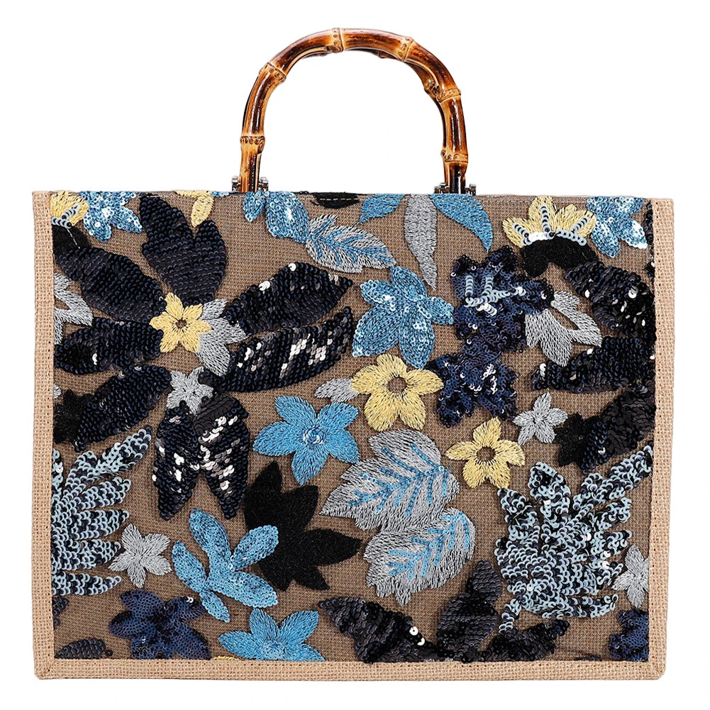 Sequin Bamboo Bag
