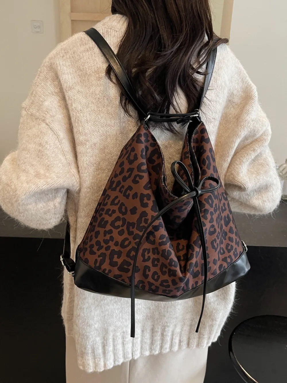 Mocha Wild Lace-Up Crossbody