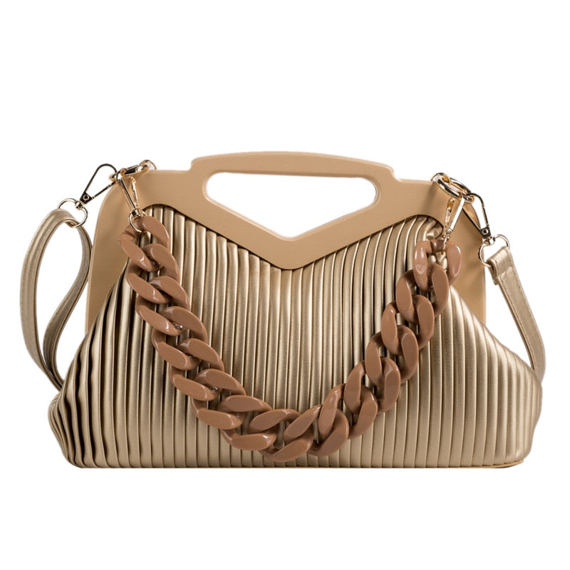 Triangle Pleated Bags