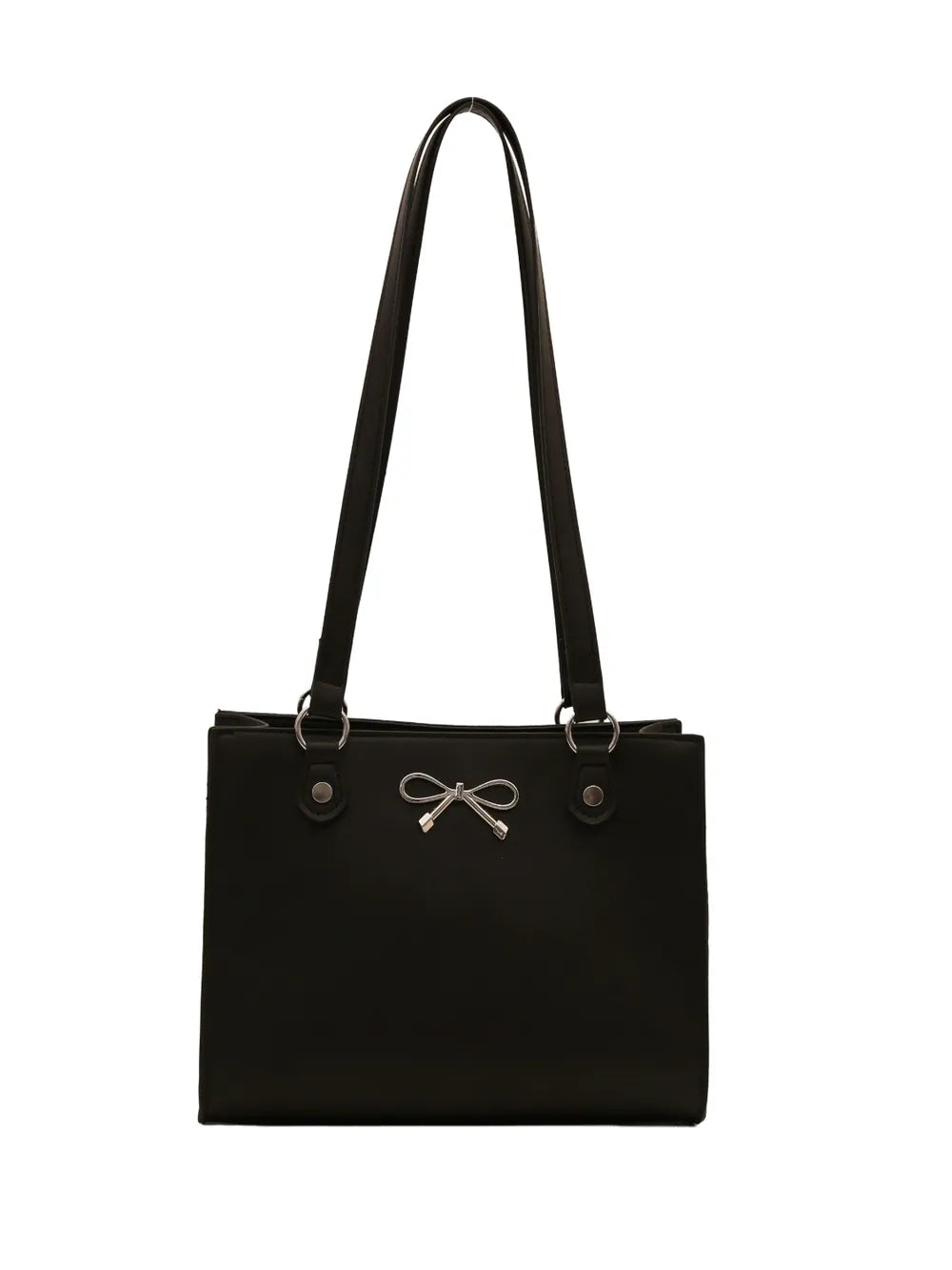 Charming Bow Leather Bag - BAGMODA