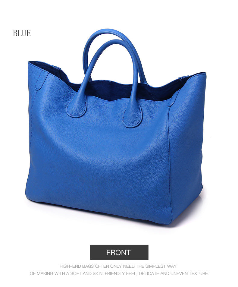 Luxe Oversized Leather Tote