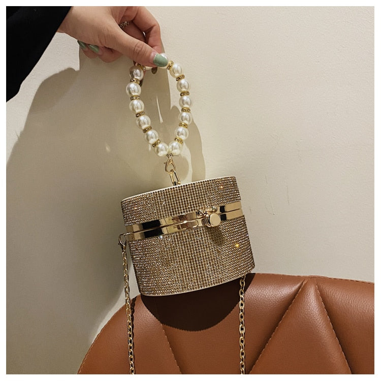 Diamond Acrylic Party Clutch