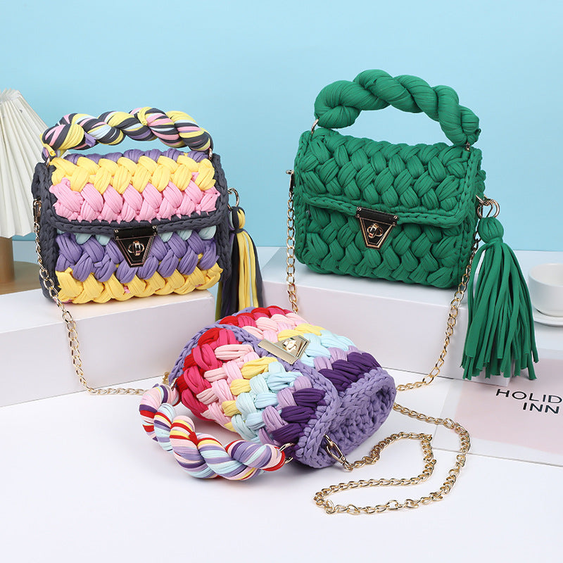 ColorPop Braided Street Bag