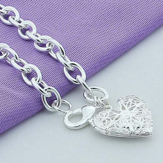 Joyería de plata de ley 925 para mujer, pulseras y brazaletes con dijes de uva en plata maciza, regalo para mujer.