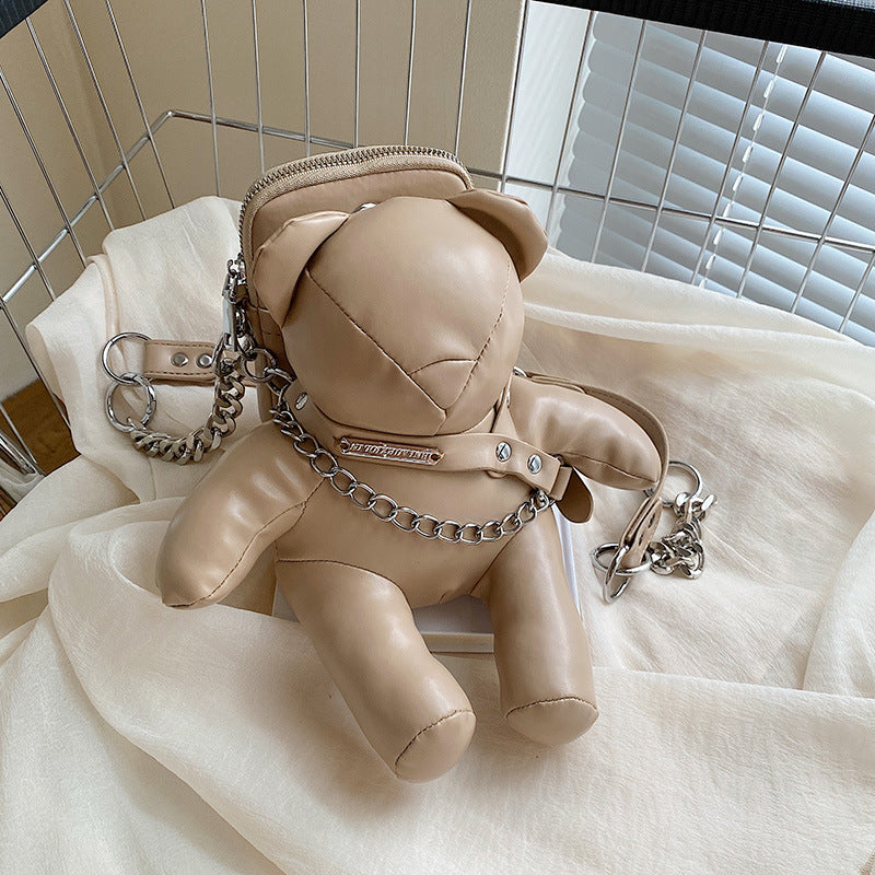 Teddy Charm Crossbody Bag