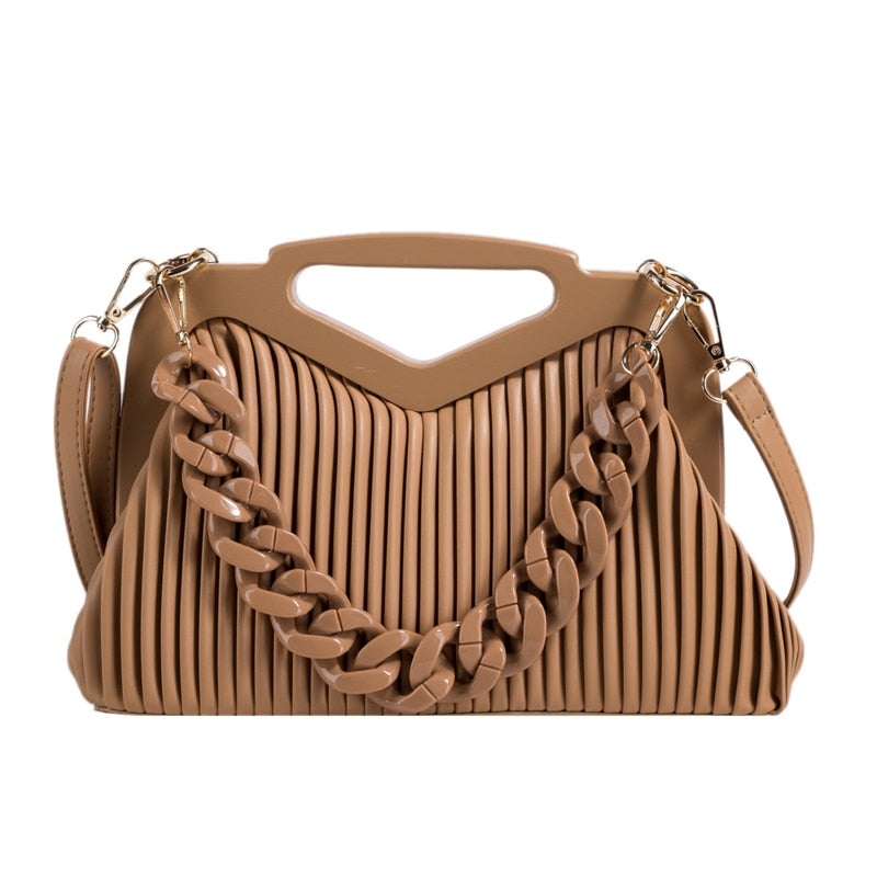 Triangle Pleated Bags