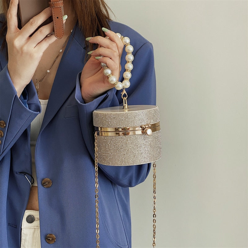 Diamond Acrylic Party Clutch