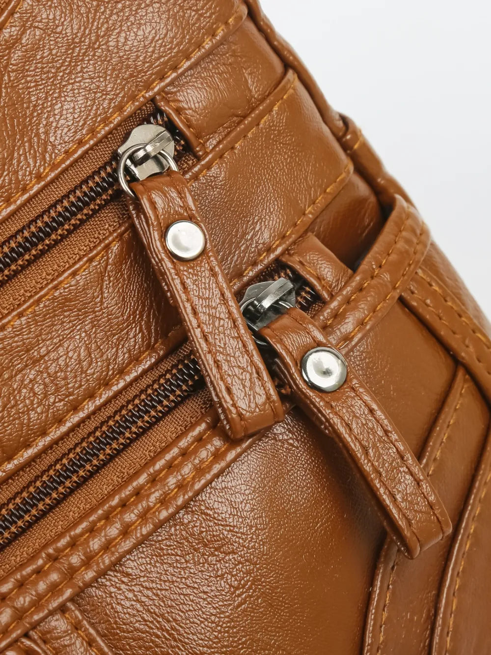 Sleek Leather Shoulder Bag - BAGMODA