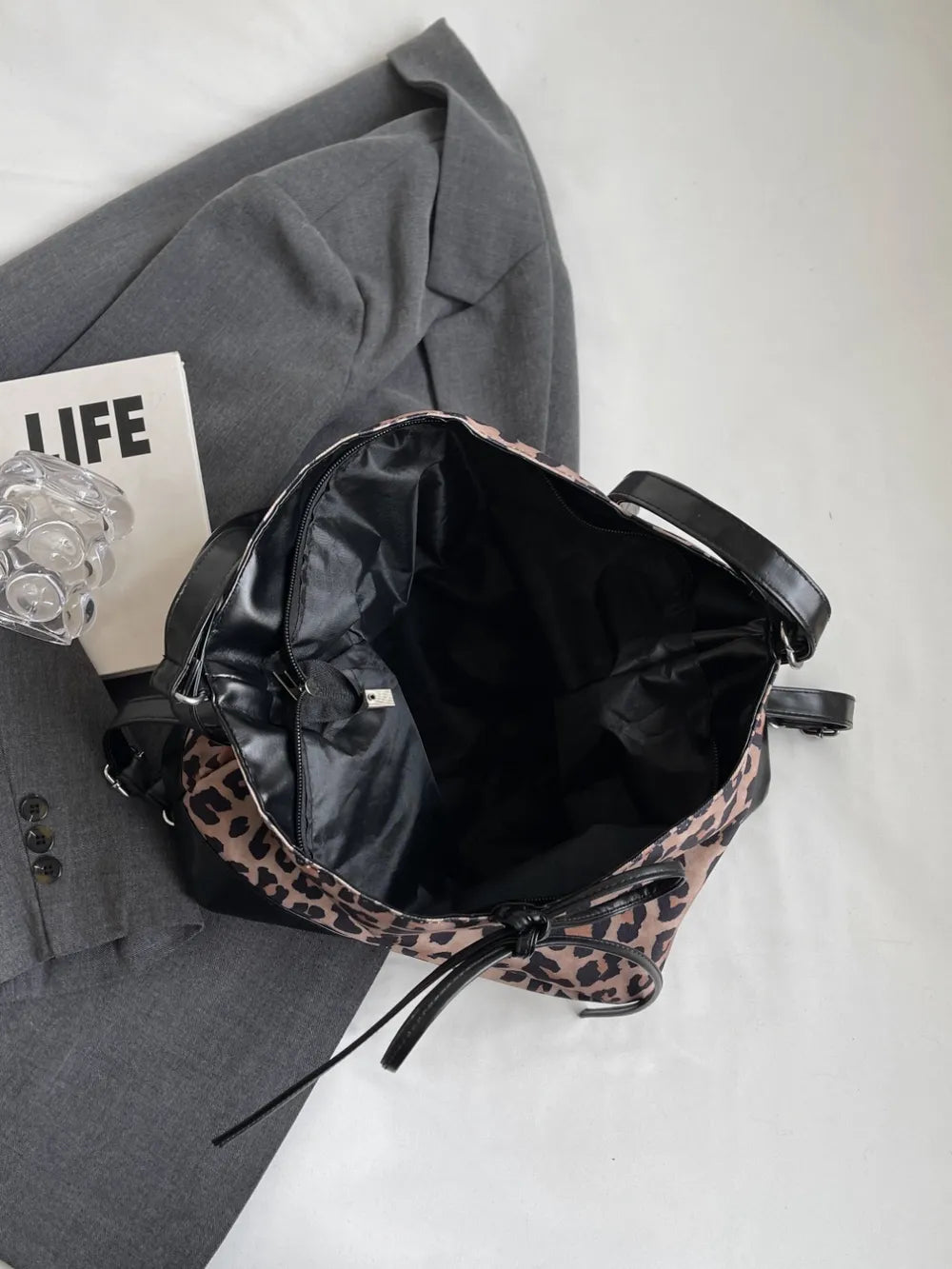 Mocha Wild Lace-Up Crossbody