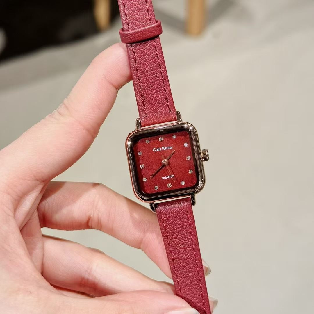 Alloy Ankela Red Women's Watch