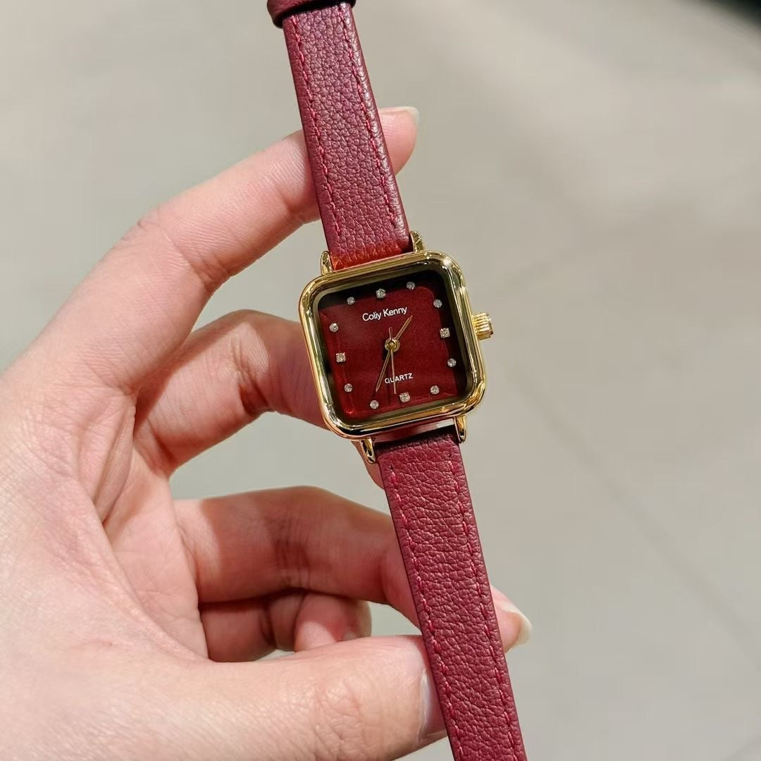 Alloy Ankela Red Women's Watch