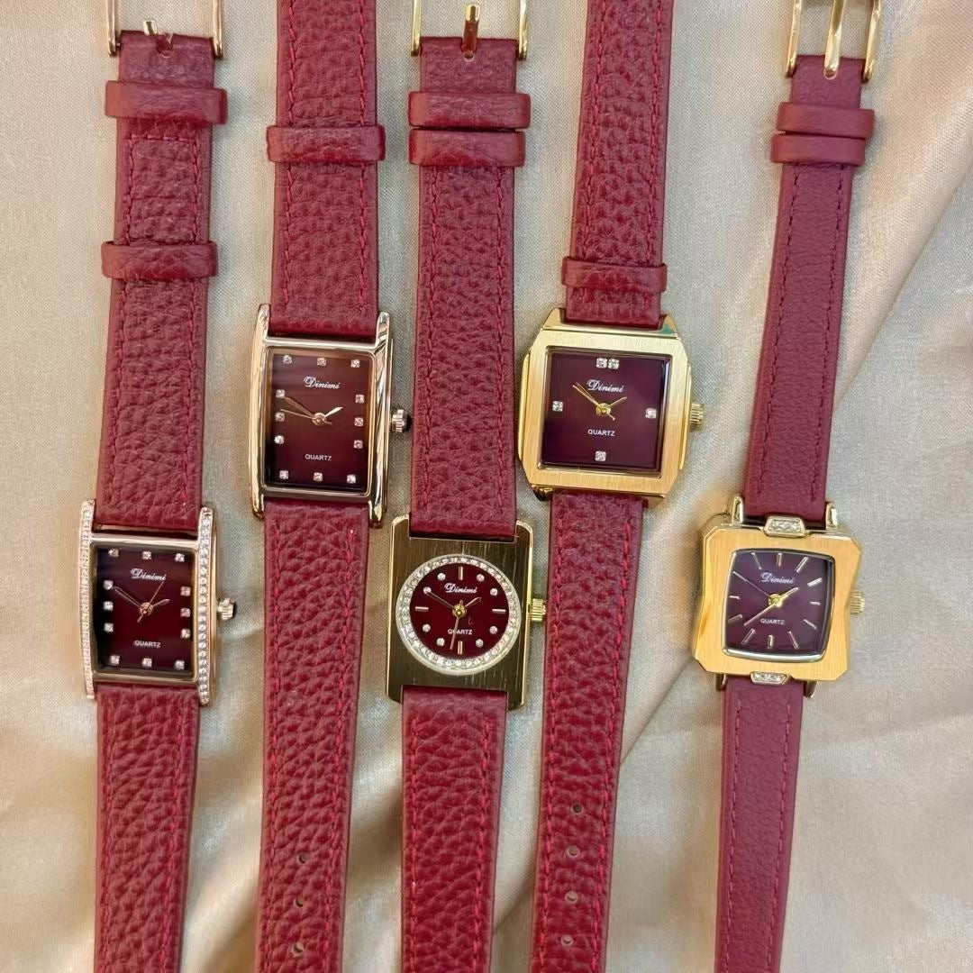 Alloy Ankela Red Women's Watch