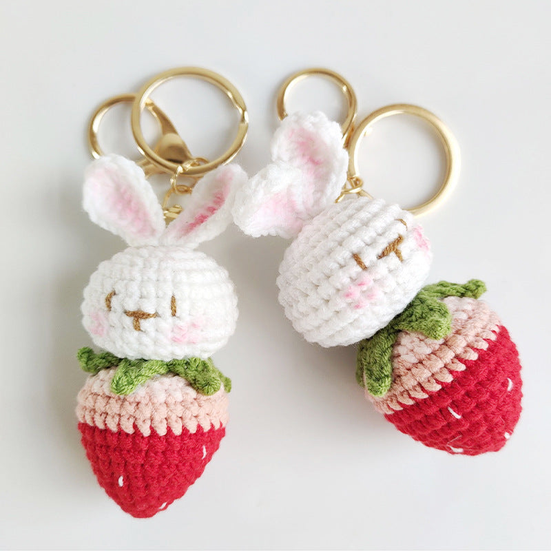 Home Creative Cute Doll Wire Rabbit Pendant