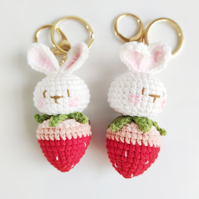 Home Creative Cute Doll Wire Rabbit Pendant
