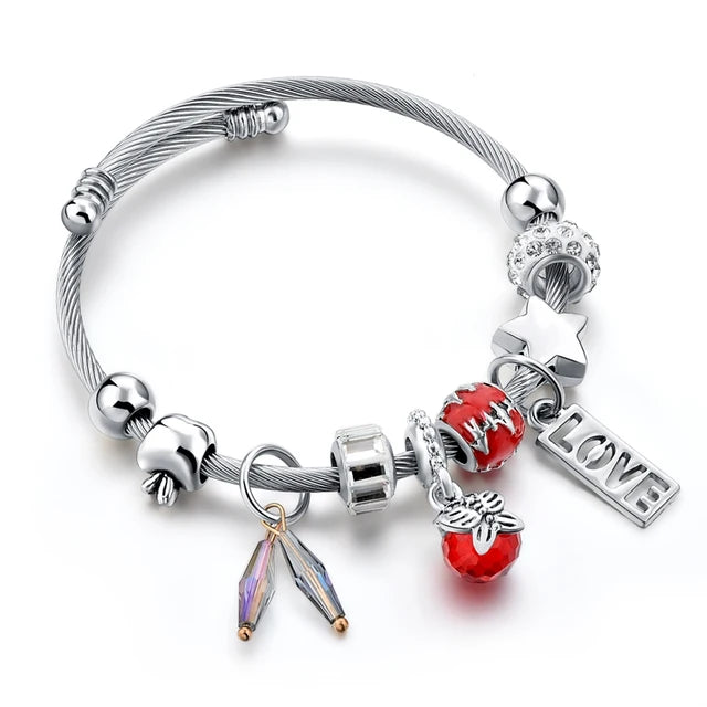 Stones Luxury Crystal Bracelets For Women Wedding Jewelry