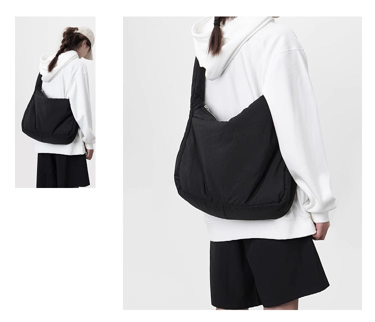 Casual Wide Straps Crossbody Bag