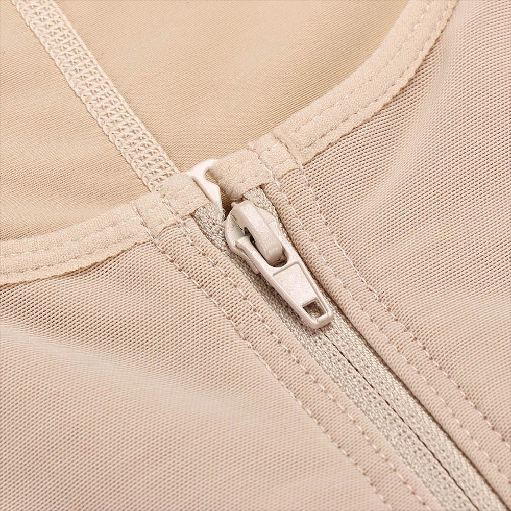 Stretch Mesh Shapewear Pants Zipper - BAGMODA