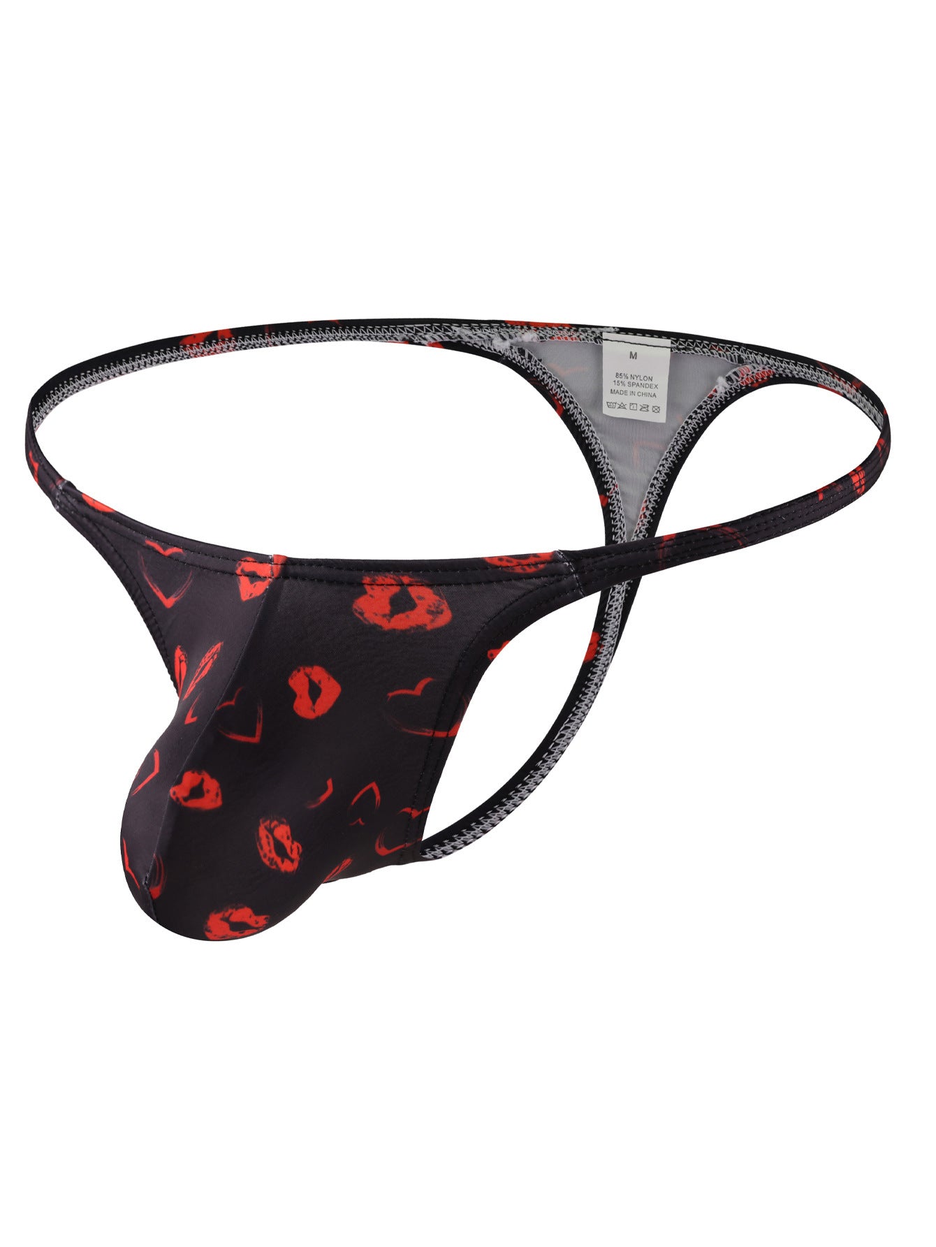 Cartoon Cotton Men's Low Waist Sexy T-back