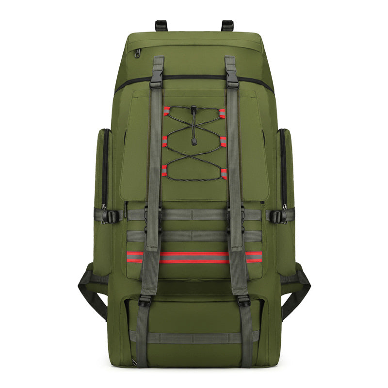 Outdoor 130 Liter 120 Large Capacity Camouflage Travel Bag, Cotton Quilt, Luggage, Working, Hiking, Camping, Waterproof Backpack