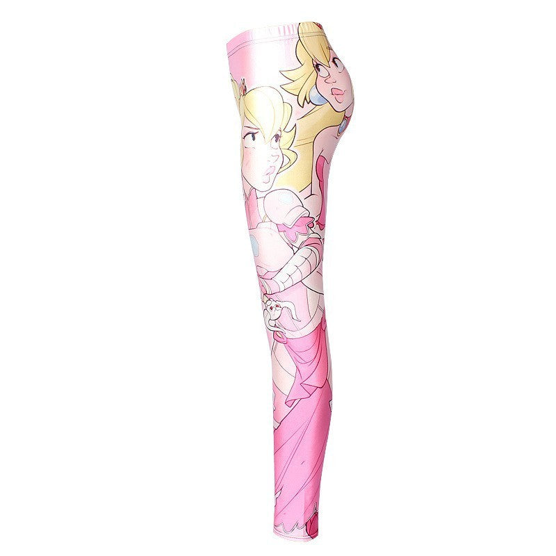 High Elasticity Yoga Ninth Pants Woolen Pants Women