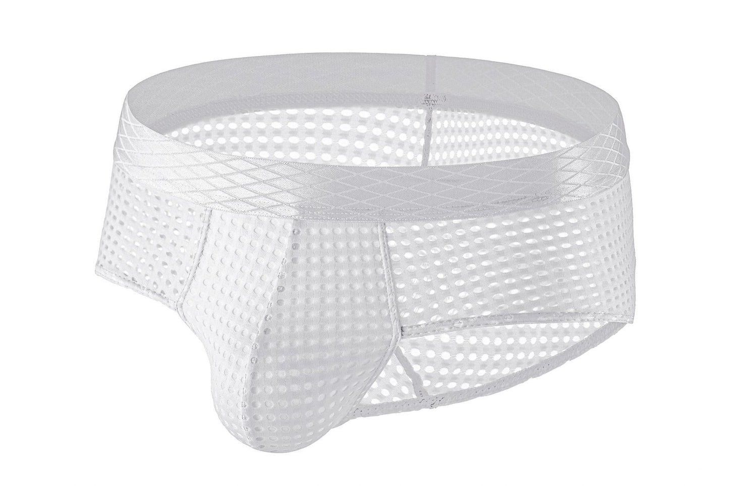 Men's Large Mesh Low Waist Wide Belt Briefs