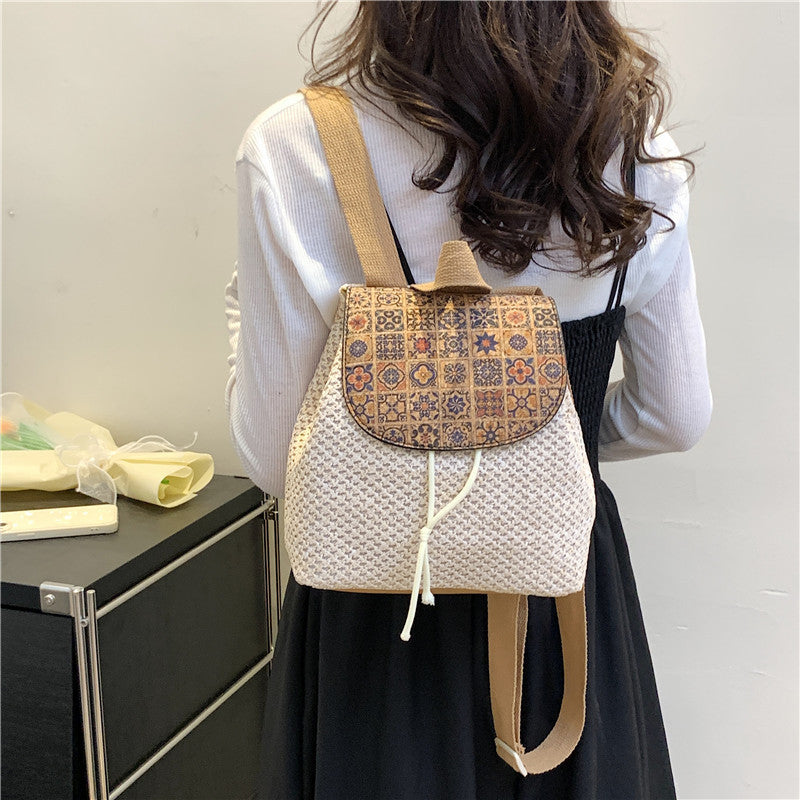 Bohemian Style Tassel Backpack