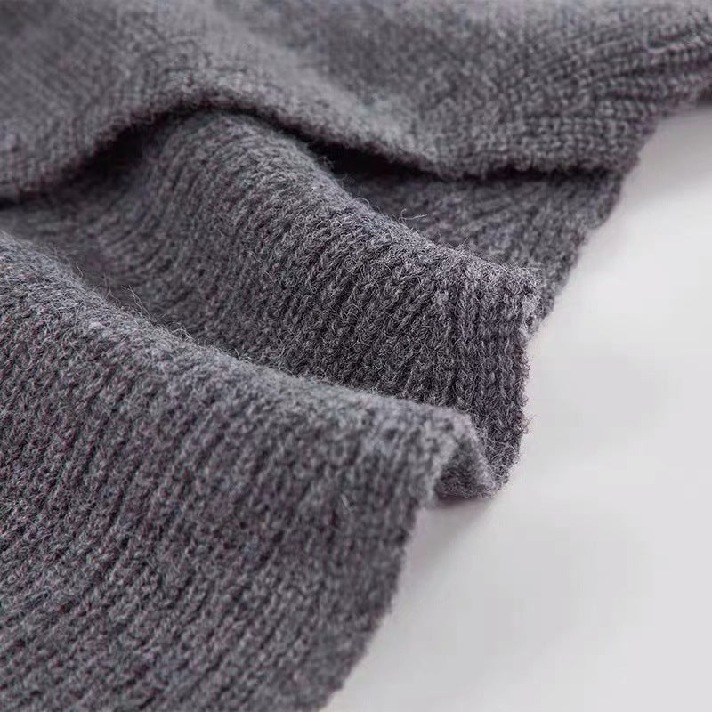Women's Autumn Cross Long Sleeves Knitwear Inverness Sweater