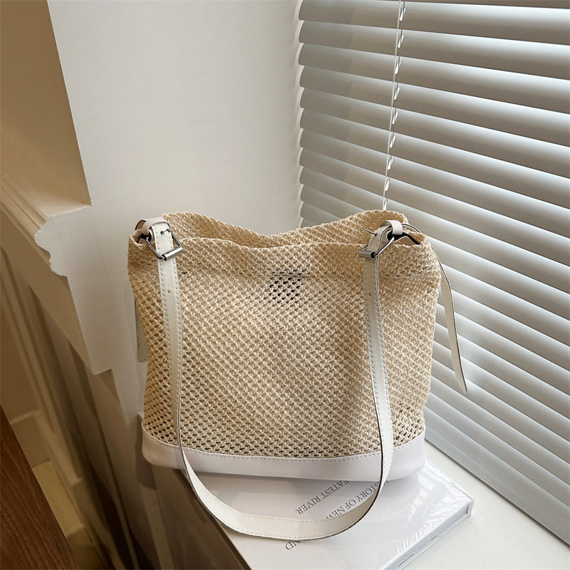 Seaside Vacation Beach Woven Straw Bag