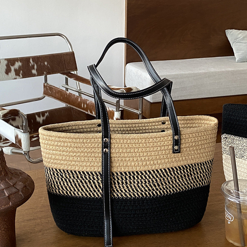 Sunhaven Handwoven Beach Bag