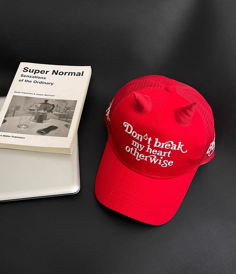 Gorra de béisbol de marca de moda de verano con bordado