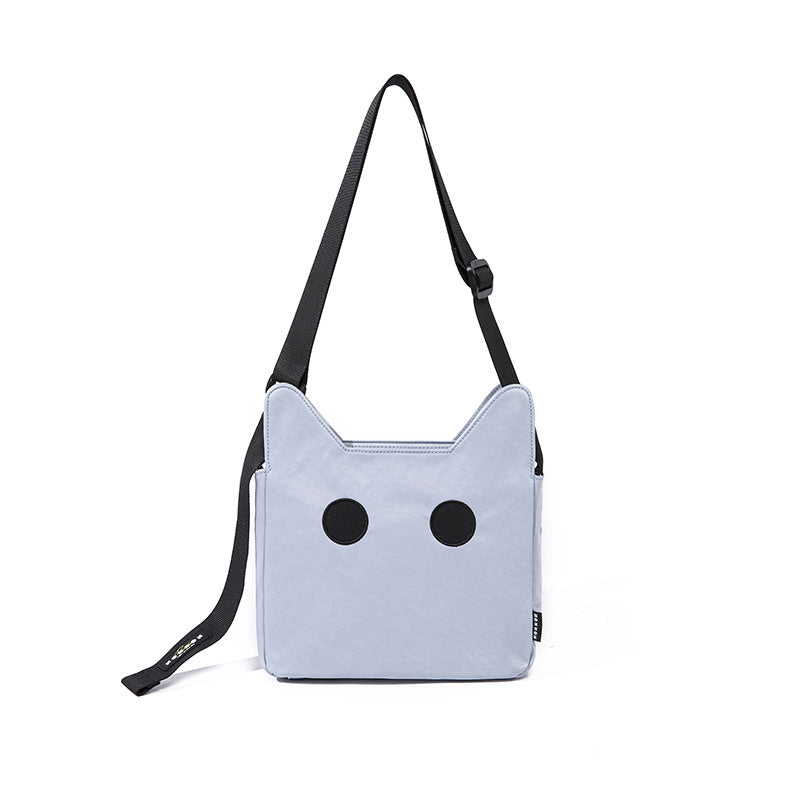 Cat-shaped Canvas Nylon Bag