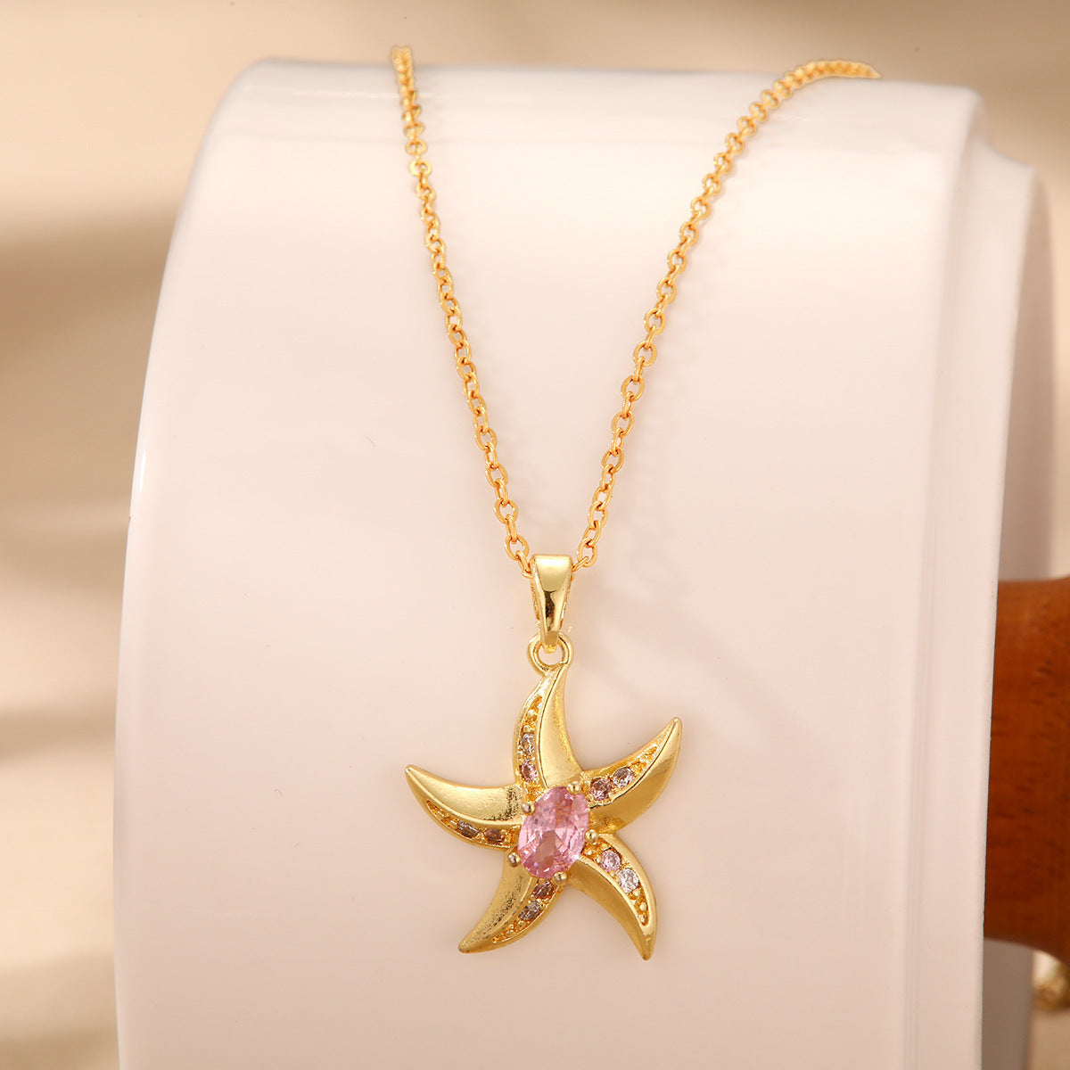 Ocean Series Starfish Necklace Accessories Women's Design Sense
