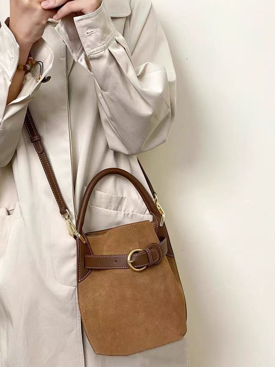 Velora Purple Bucket Bag