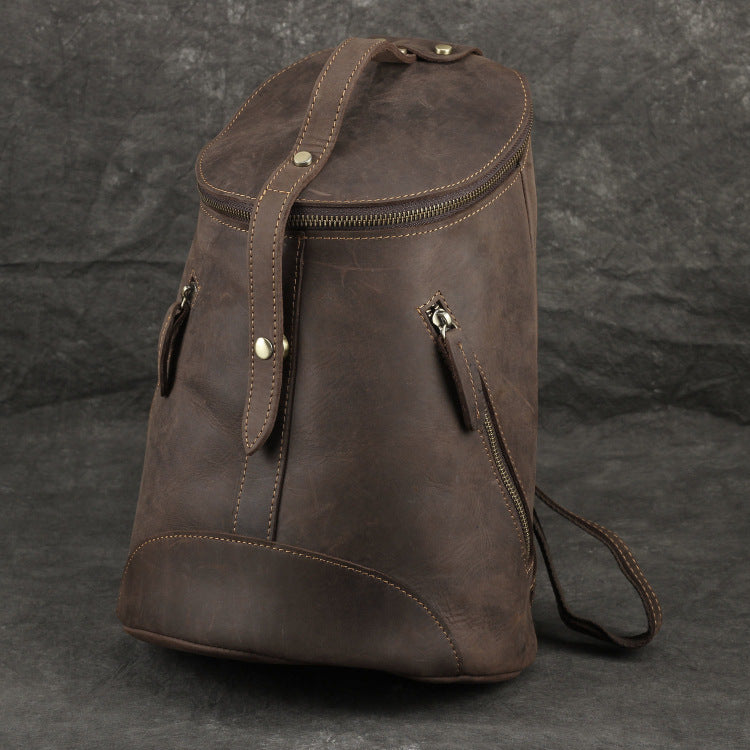 Caverton Classic Leather Backpack