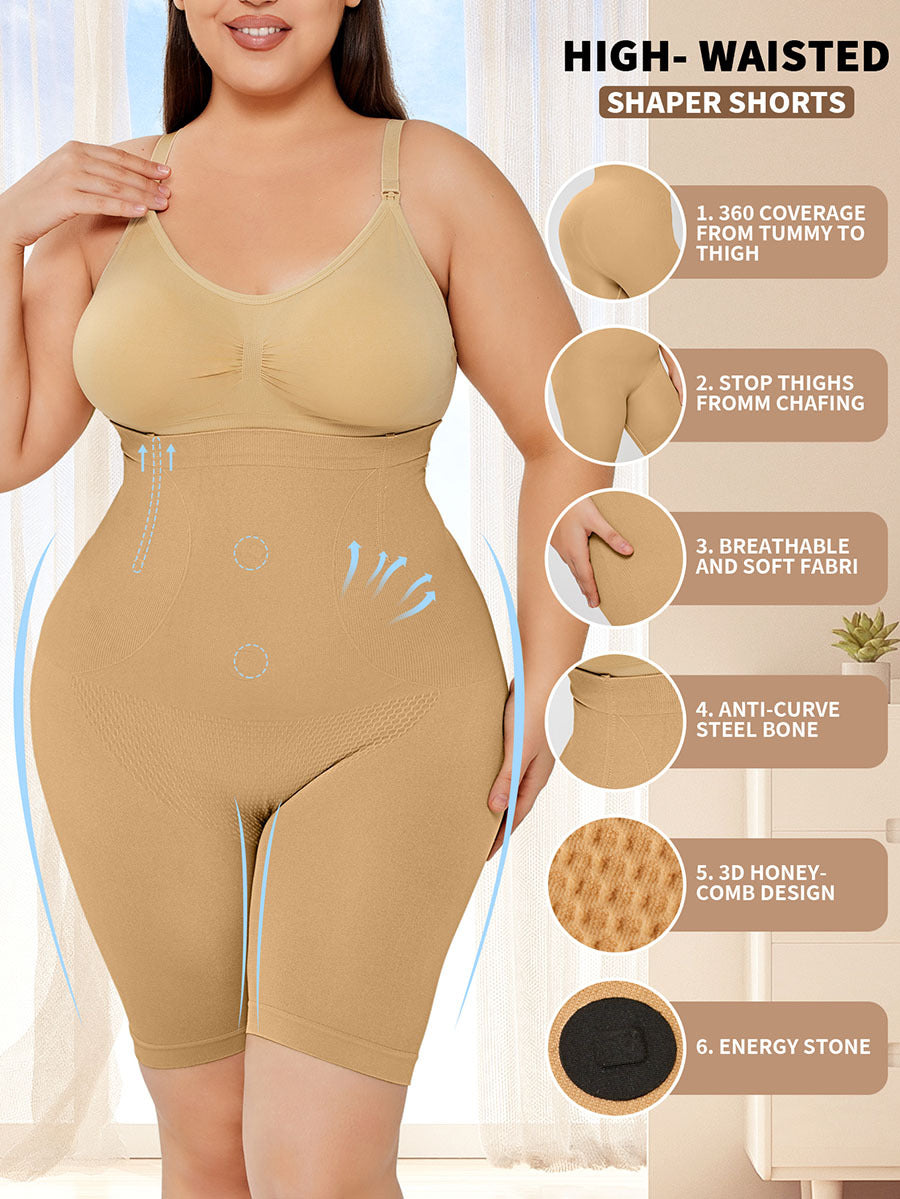 Pantalones cortos moldeadores de abdomen para mujer
