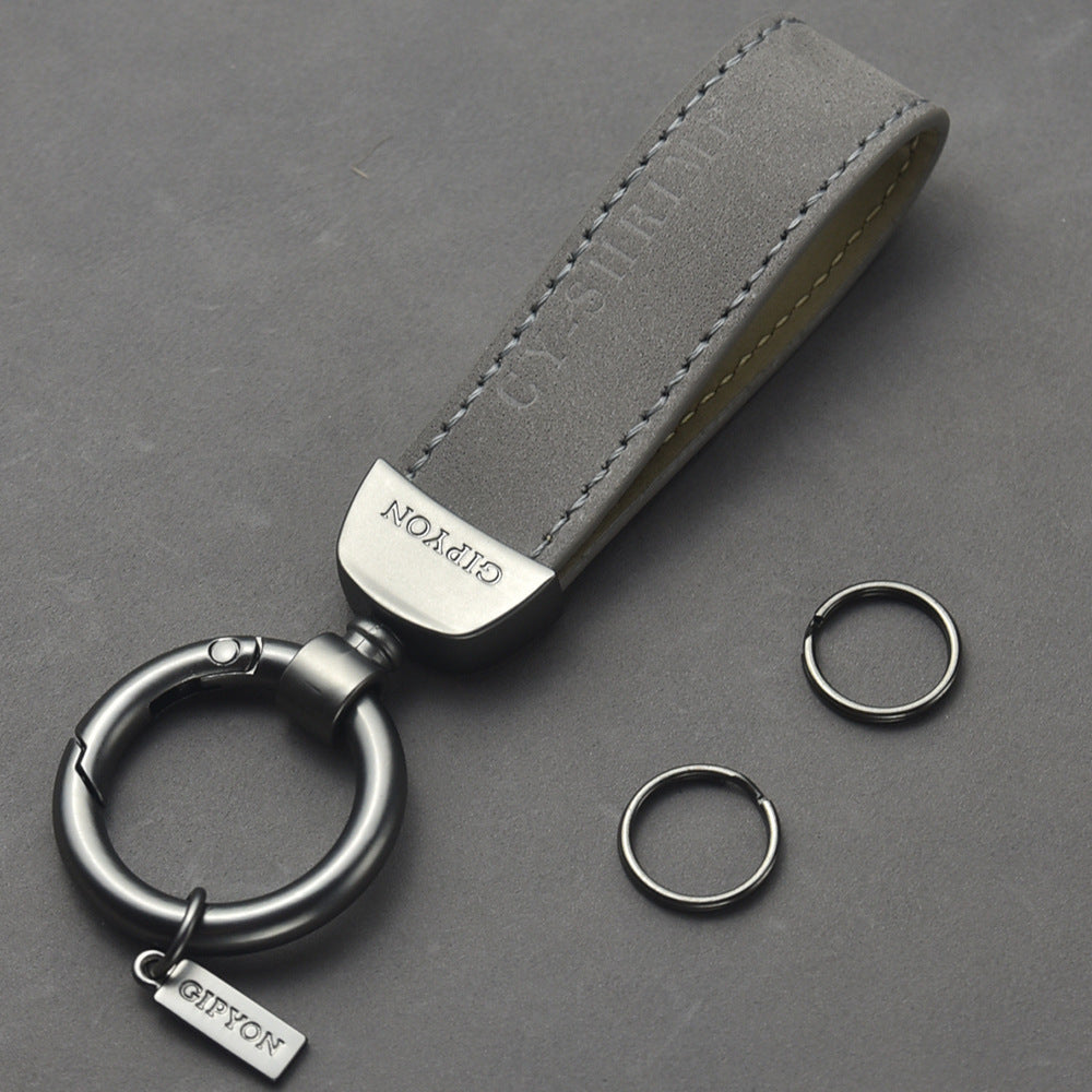 Car Key Ring Genuine Leather Pendant