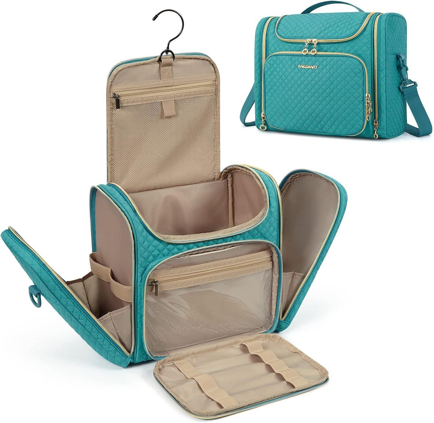 Bolsa de almacenamiento multifuncional de viaje portátil impermeable de gran capacidad para mujer