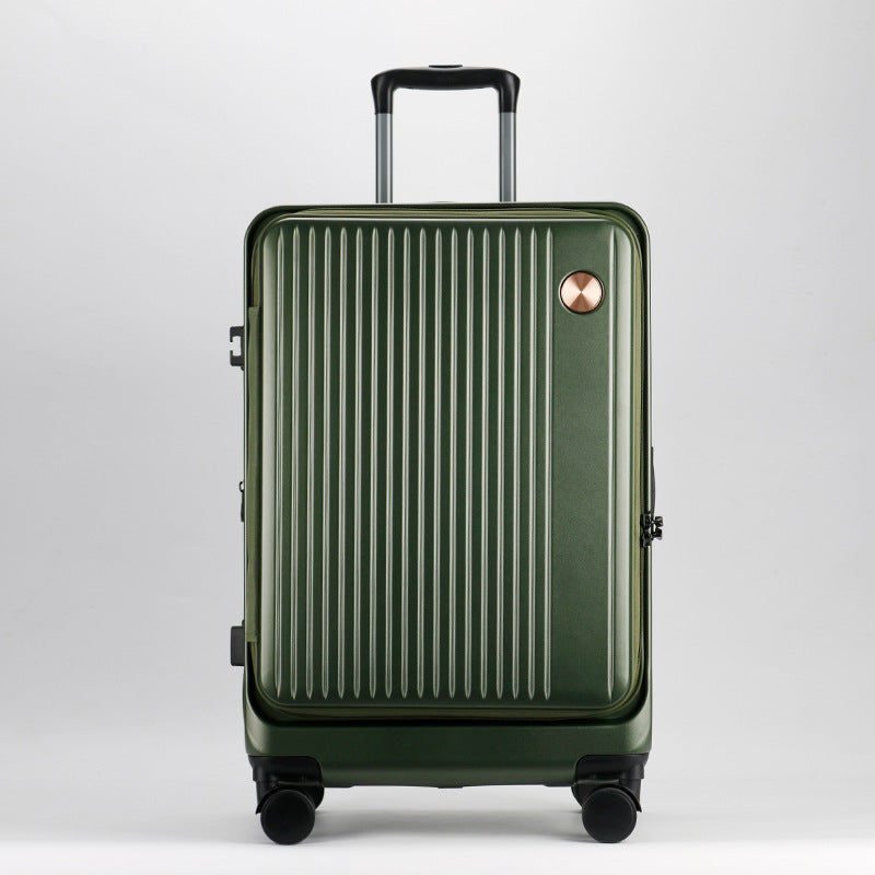 Drop-resistant Zipper Trolley Student Luggage