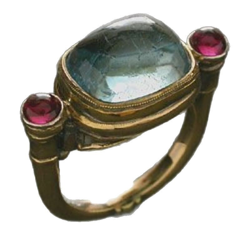 European And American Geometric Retro Luxury Style Unisex Style Ring