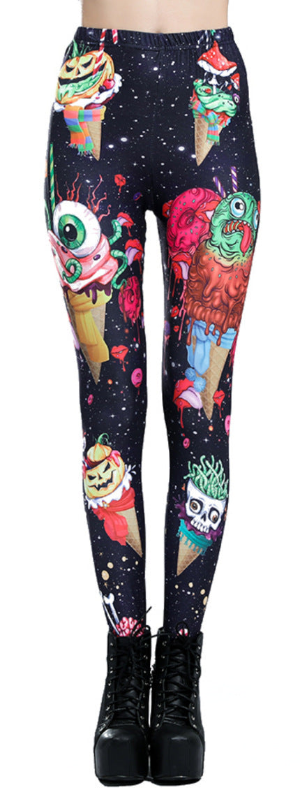 High Elasticity Yoga Ninth Pants Woolen Pants Women