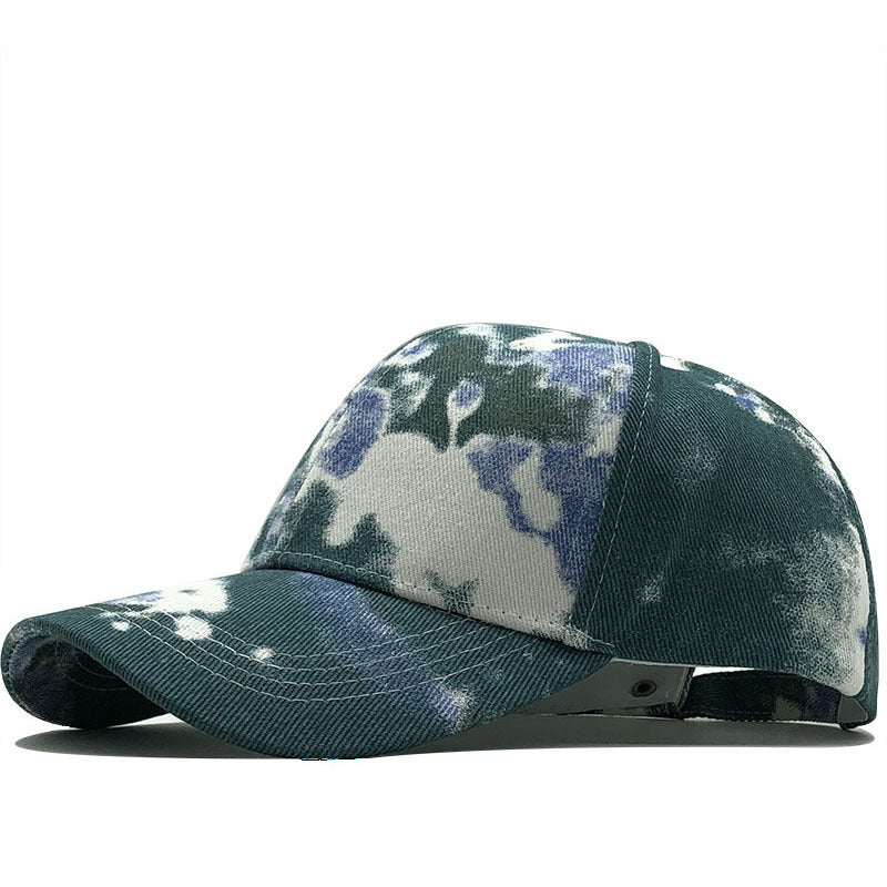 Tie-dye Baseball Peaked Cap Outdoor Casual Sun-proof Hat