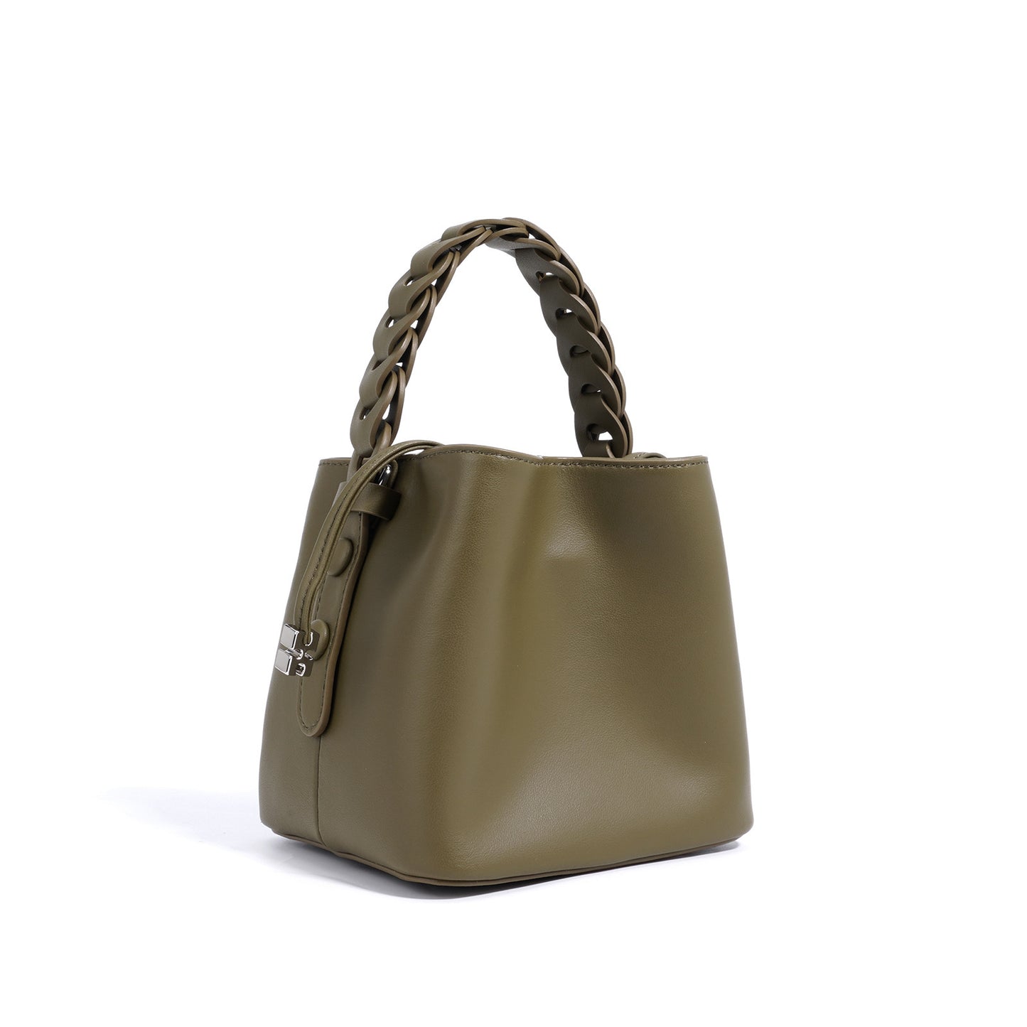 Mini Woven Bucket Bag